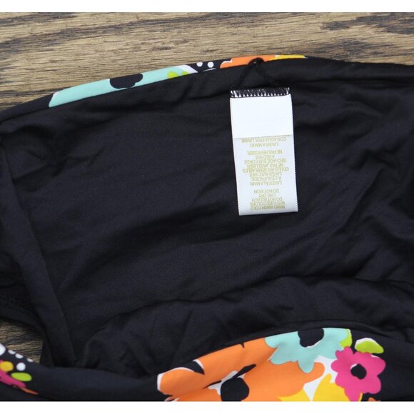 NWT Anne Cole Womens Standard Bikini Swim Bottom 20MB30227 Multi Black S - Picture 6 of 6